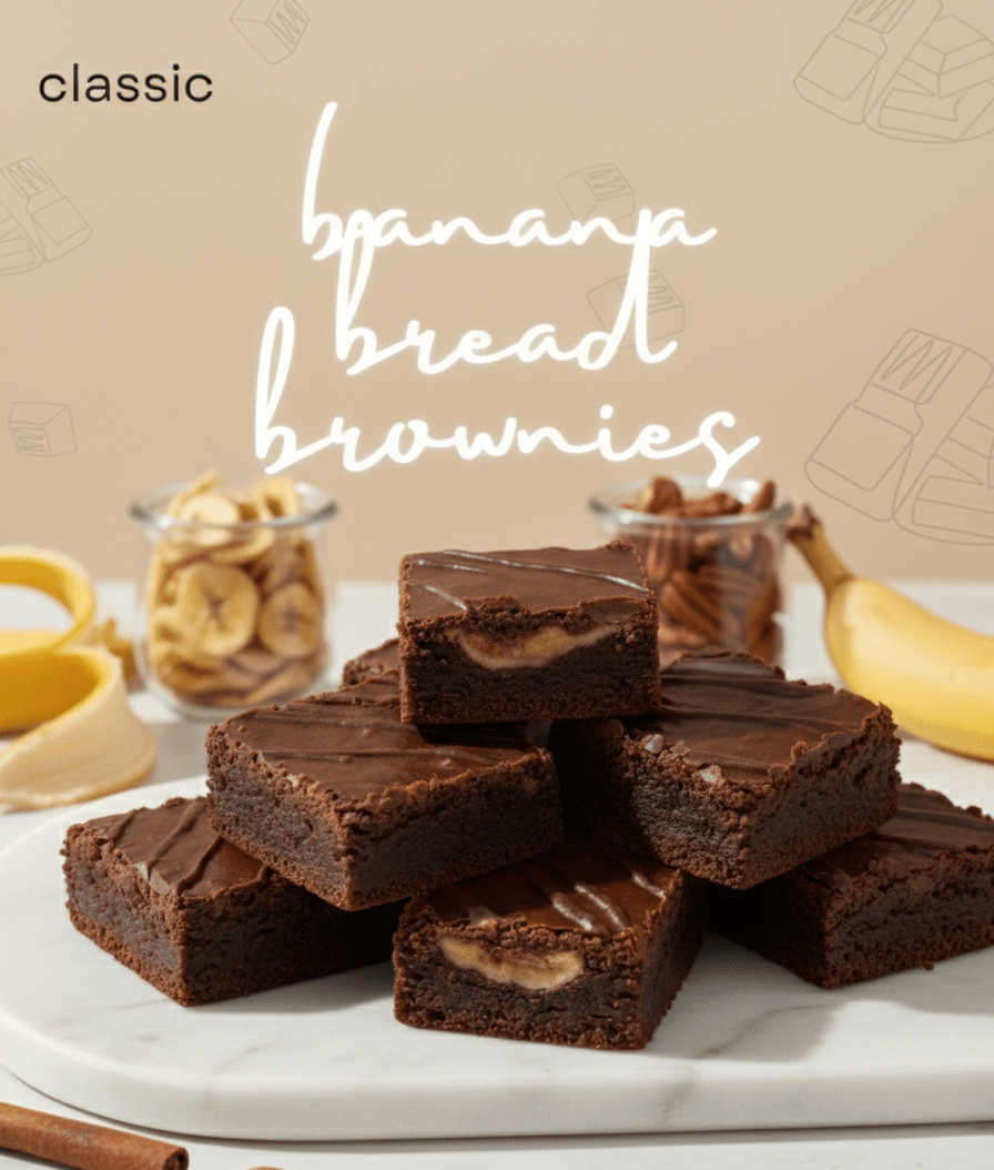 Banana Bread Brownies (Box of 16) - So Fudge