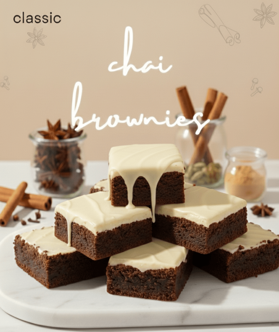 Chai Brownies (Box of 16) - So Fudge